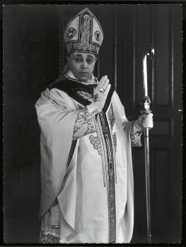 1950:  Staatsieportret van Mgr. Calewaert, bisschop van Gent 1950