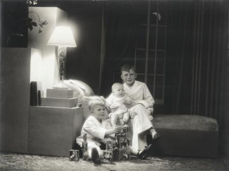1935: Eric, Monika en Adriaan, de kinderen van de fotograaf