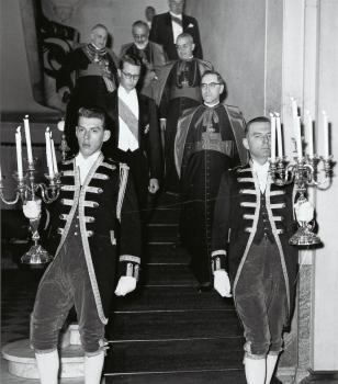 1958: Koning Boudewijn en Kardinaal Siri